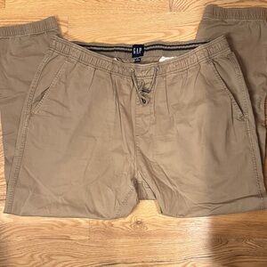 GAP Tan Casual Drawstring Joggers